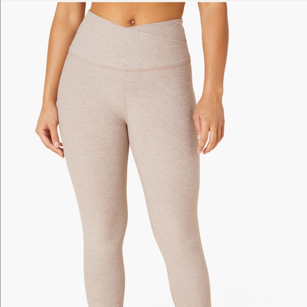 Spacedye At Your Leisure High Waisted Midi Legging -
Sand Swept-Desert